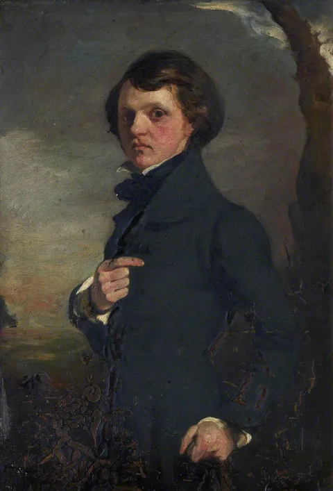 William Crabb, Self Portrait as a Young Man