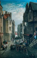 John Le Conte, Cardinal Beaton's House, Cowgate, Edinburgh