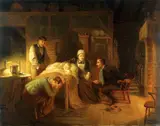 John Whitehead Walton, Anxious Moments: A Sick Child, Its Grieving Parents, a Nursemaid and a Medical Practitioner