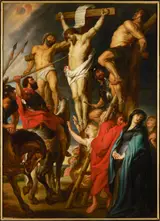 Louis Farasyn, Christ between the two malefactors, the 'coup de lance'
