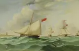 James H. Wheldon, Ships navigating a busy channel