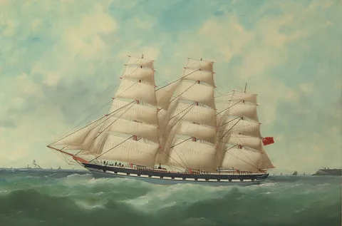 James H. Wheldon, The Clipper Ship 'Superb' off Yorkshire, 1866
