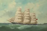 James H. Wheldon, The Clipper Ship 'Superb' off Yorkshire, 1866