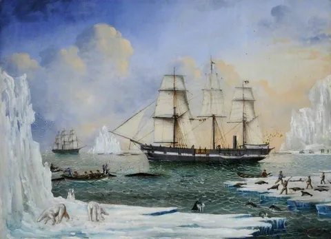 James H. Wheldon, 'Diana' and 'Chase' in the Arctic