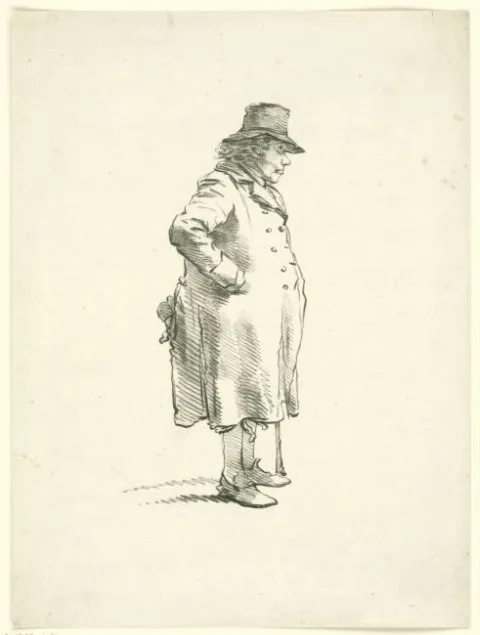 Hendrik van der Burgh, Portrait of the beggar Hendrik Delbroeck