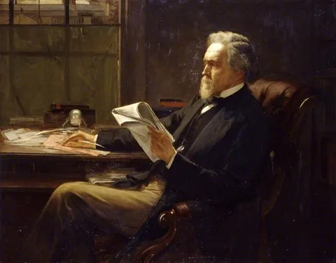 William Holyoake, Portrait of George Jacob Holyoake (1817-1906)