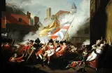 William Holyoake, The Death of Major Peirson, 6 January 1781 (after John Singleton Copley)