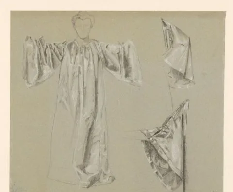 Jacob Taanman, Gewaadstudie en twee details