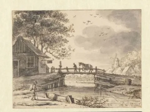 Aernout ter Himpel, Houten brug