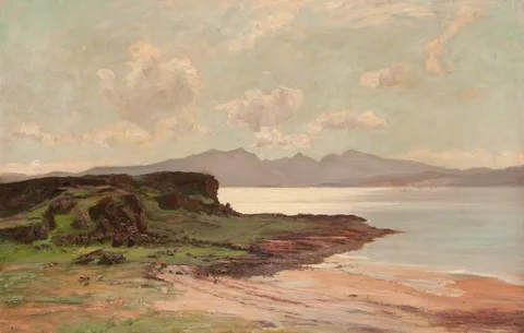 Robert Cree Crawford, At Dun-a-Goil (Dunagoil) Bay, Bute, 1894