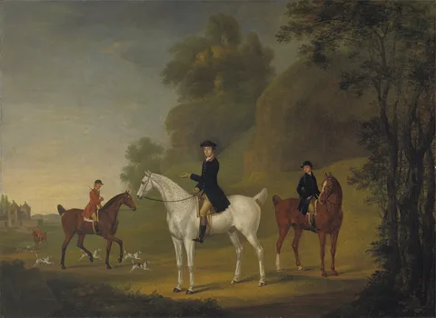 Thomas Stringer, Lord Bulkeley and his Harriers, his Huntsman John Wells and Whipper-In R. Jenning
