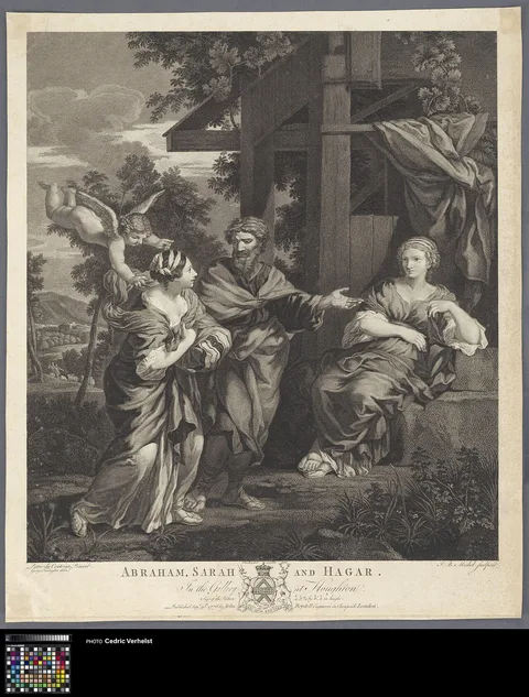 Jean Baptiste Michel, Abraham, Sarah and Hagar