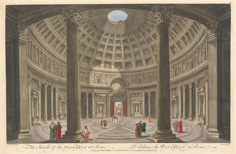 Carington Bowles, The Inside of the Pantheon at Rome
