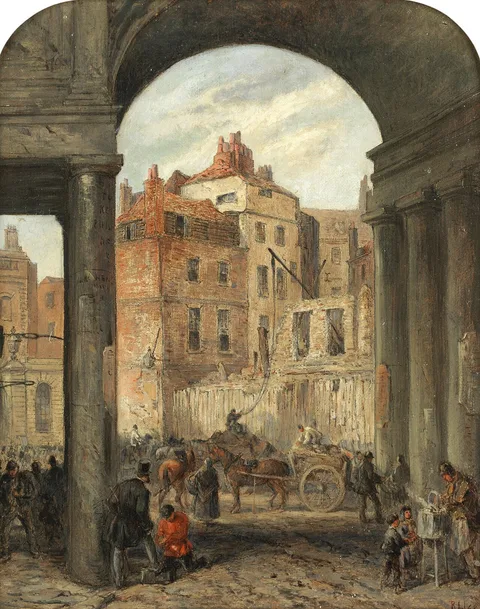 Robert Landells, Foregate Strand, Entrance to Boswell Court