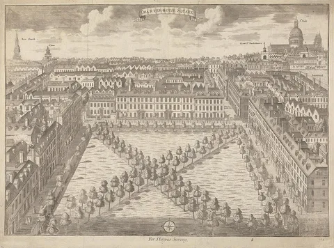Sutton Nicholls, Charter-House Square for Stowes Surrey