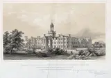 George Hawkins, This north-east view of the hospital at Denbigh, for the treatment of the insane