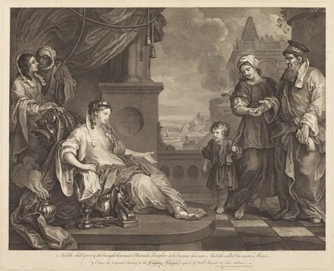 Luke Sullivan, Moses Brought to Pharaoh's Daughter