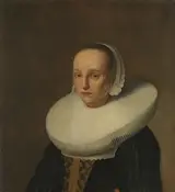 Paulus Hennekyn, Anna van der Does (1609-50). Wife of Jan de Hooghe