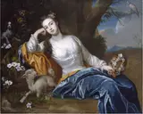 James Maubert, Portrait of Henrietta, Duchess of Bolton (1682-1730) as a Shepherdess