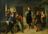 Adolphe-René Lefevre, Dans la taverne
