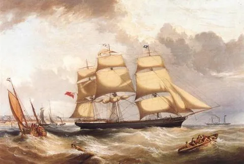 John Clinton Ogilvie, British Merchant Leaving Aberdeen