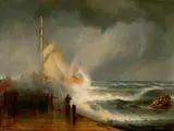 John Clinton Ogilvie, A Shipwreck off the Pier at Aberdeen