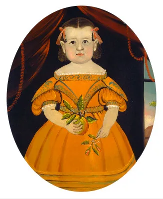 Sturtevant J. Hamblin, Little Girl Holding Apple