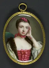 Nathaniel Hone R.A., Portrait of Frances, Countess of Essex