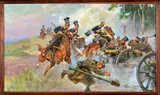 Wojciech Adalbert Kossak, Charging at the Russian batteries at Stoczek