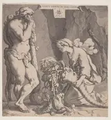 Nachfolge Jacques de Gheyn Iii, Fortuna Pouring Out the Horn of Plenty Before Hercules