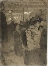 Walter Richard Sickert A.R.A., The Old Bedford (recto); The Gallery of the Old Bedford (verso)