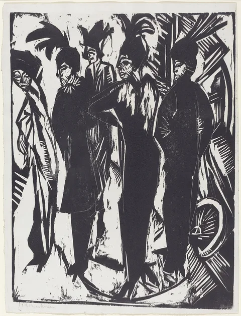 Ernst Kirchner, Five Women on the Street
