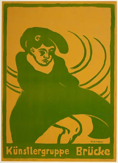 Ernst Kirchner, Poster for Die Brücke