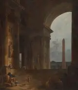 Atelier de Hubert Robert, The Obelisk