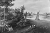 Jan Brueghel le Jeune, River Landscape