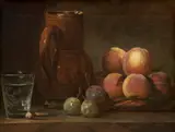 Jean-Baptiste Chardin, Fruit, Jug, and a Glass