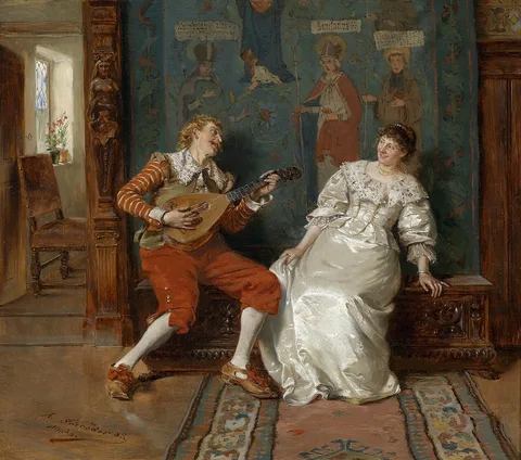 Albert Schröder, The serenade