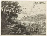 Philips Augustyn Immenraet, Landschap met een man, vrouw en kind