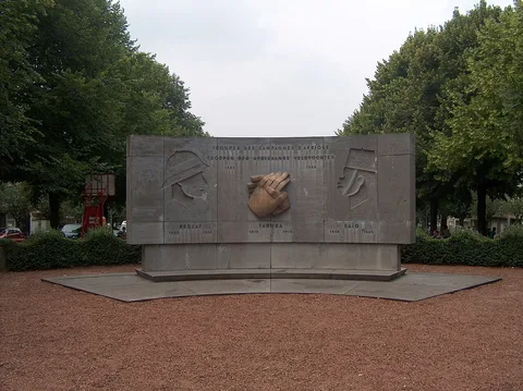 Willy Kreitz, Schaerbeek Colonial Troops Memorial