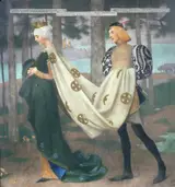 Marianne Stokes, The Queen and the Page