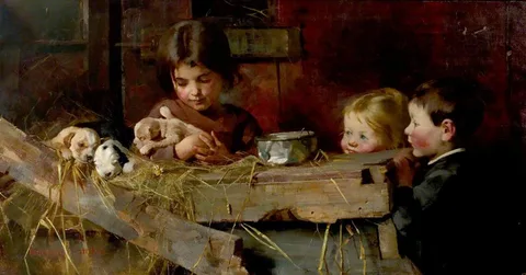 Marianne Stokes, Childhood's Treasures