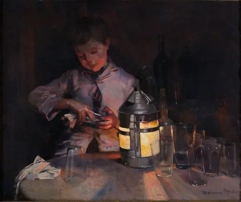 Marianne Stokes, Lantern Light