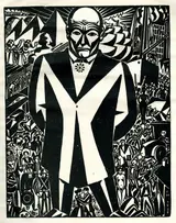 Franz Masereel, Business-Man, from Genius, Zeitschrift für werdende und alte Kunst (Magazine for Emerging and Ancient Art), Year 2, no. 1