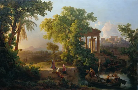 Karl Markó, Landscape with the Vocation of St Peter