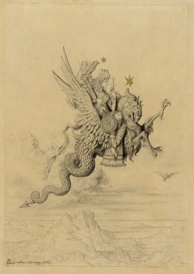 after Gustave Moreau, La Peri (Mythological Subject)