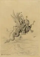 after Gustave Moreau, La Peri (Mythological Subject)