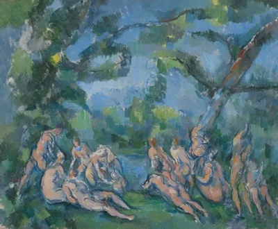 after Paul Cezanne, The Bathers