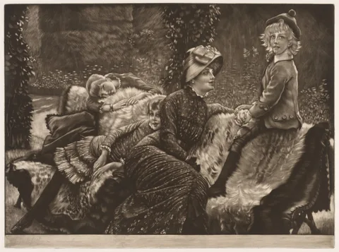 James J. Tissot, The Garden Bench