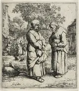 after Adriaen Jansz Van Ostade, The Two Gossips