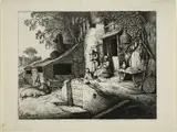 after Adriaen Jansz Van Ostade, The Woman Spinning